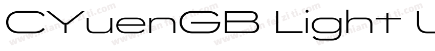 CYuenGB Light U Light字体转换